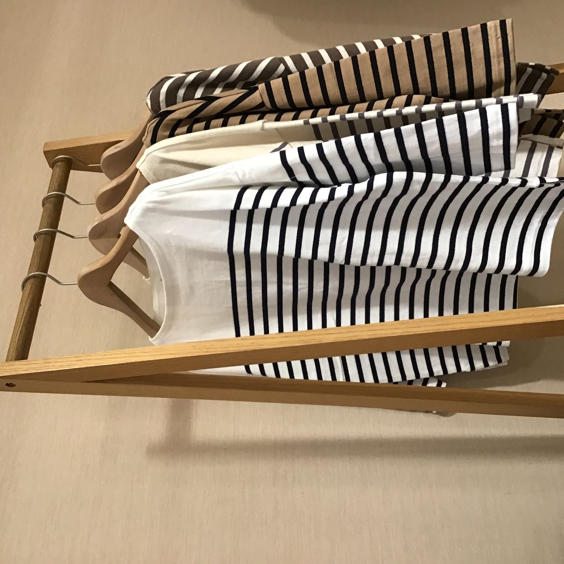太番手天竺編みボートネック七分袖Ｔシャツ 