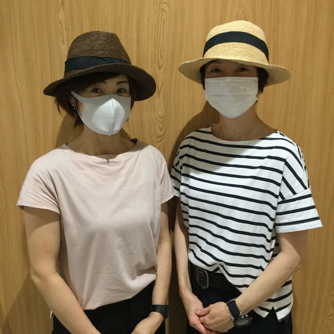 中折れ帽子　正面