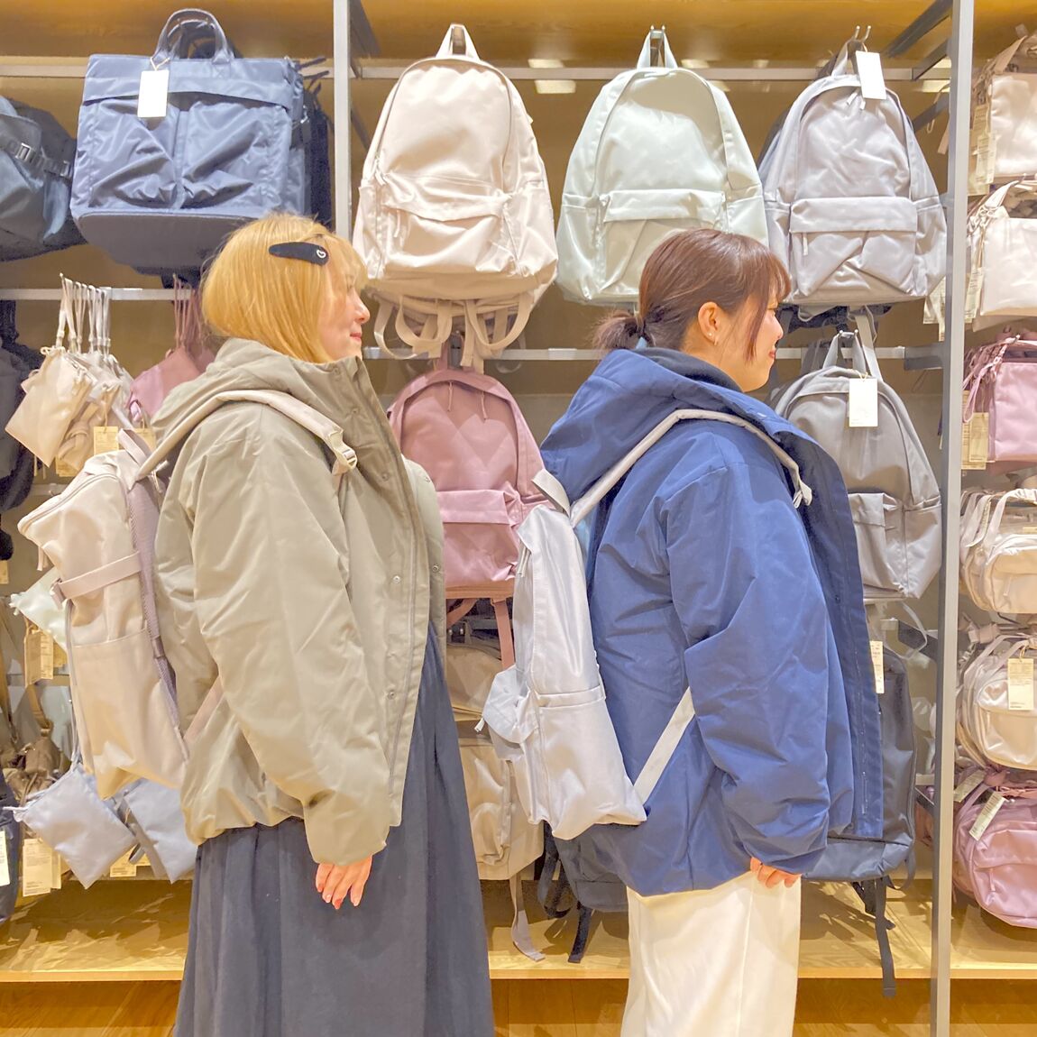 肩の負担を軽くする撥水リュックサック