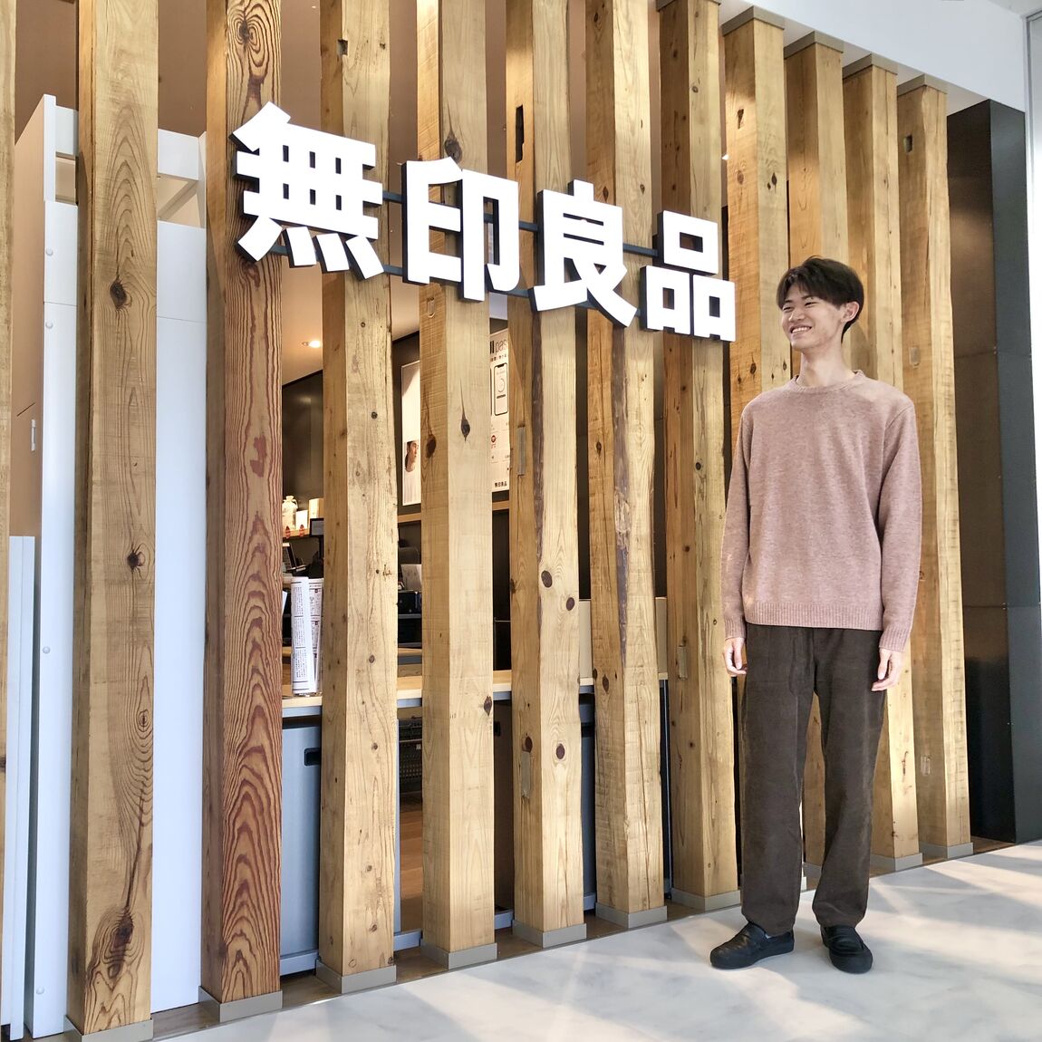 紳士ミドルクルーネック
