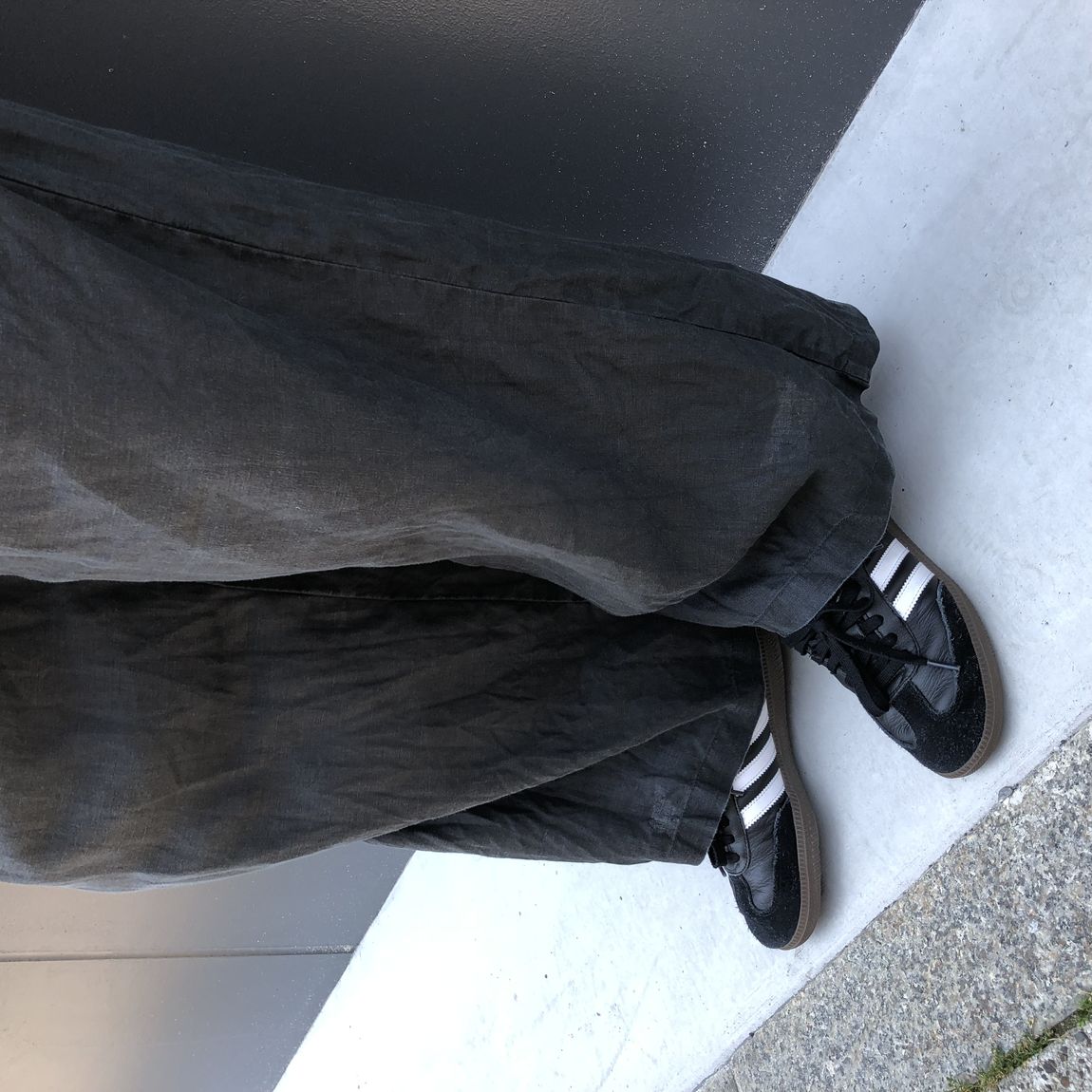 リネンイージーワイドパンツの紹介