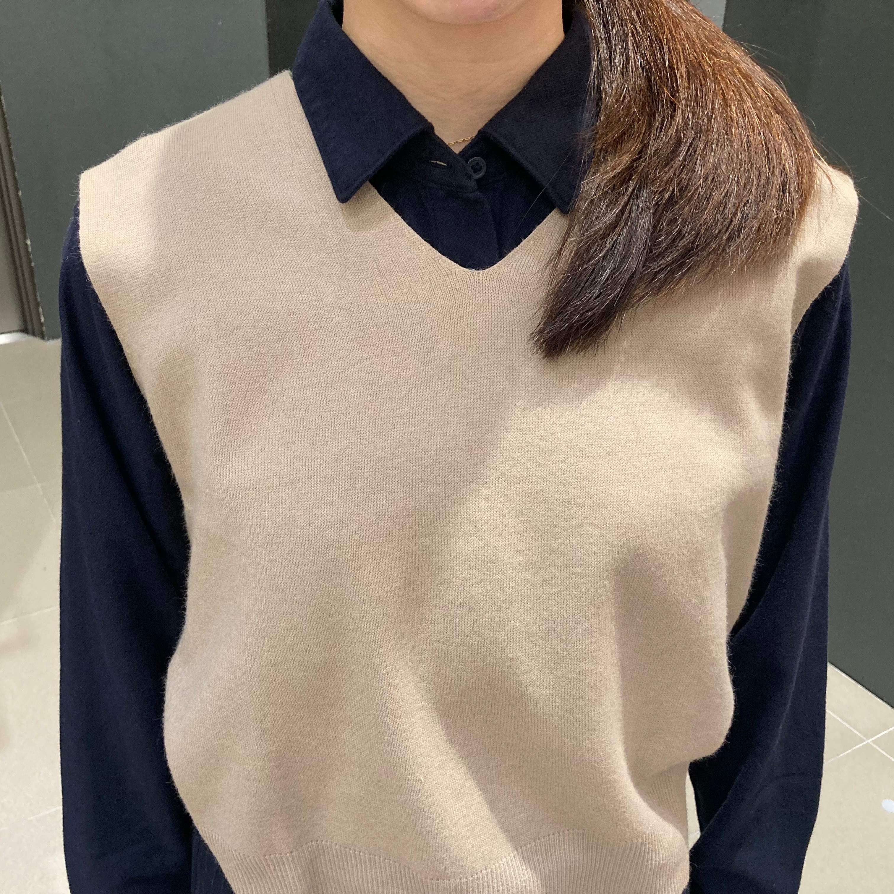 トップスベストフランネル