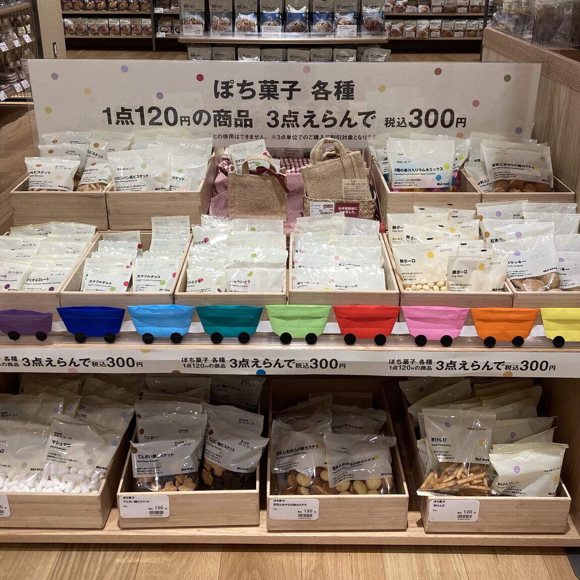 お菓子売り場