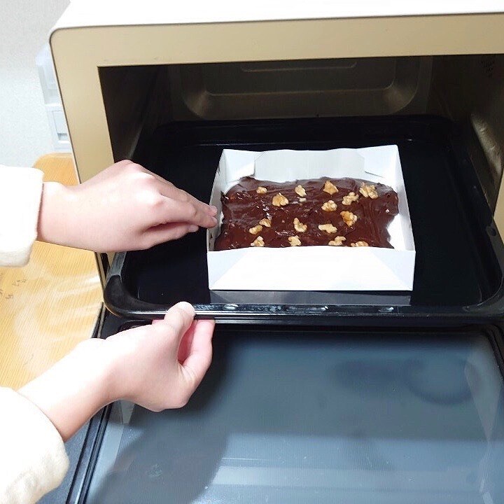 【イオンモール筑紫野】ブラウニー作り