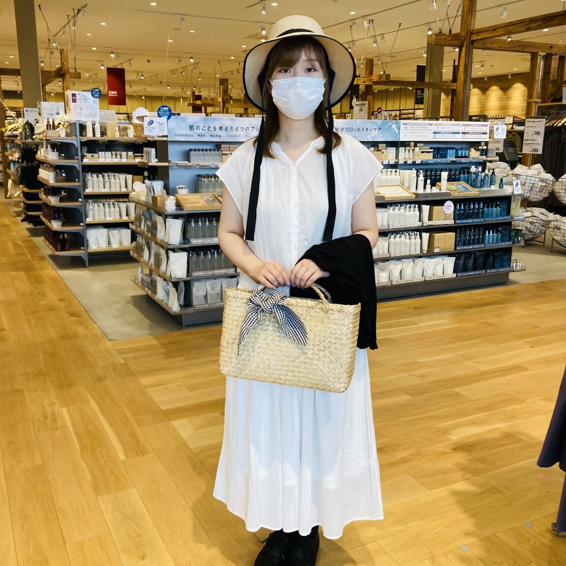 強撚ボイルコーデ