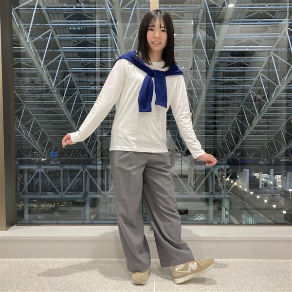 UVカット強撚コットンクルーネックカーディガン