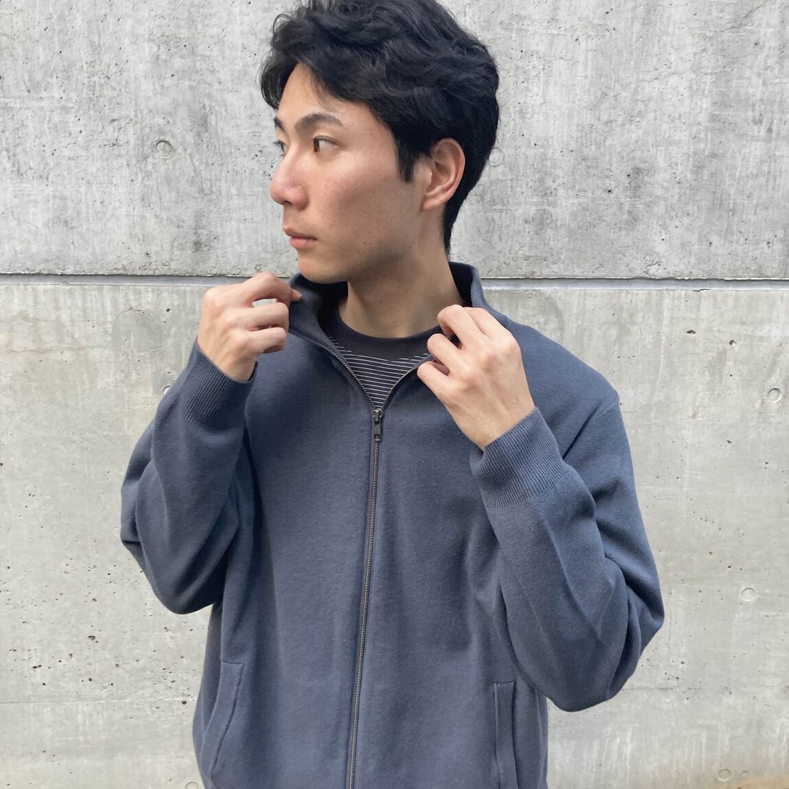 紳士ミラノリブカーディガン
