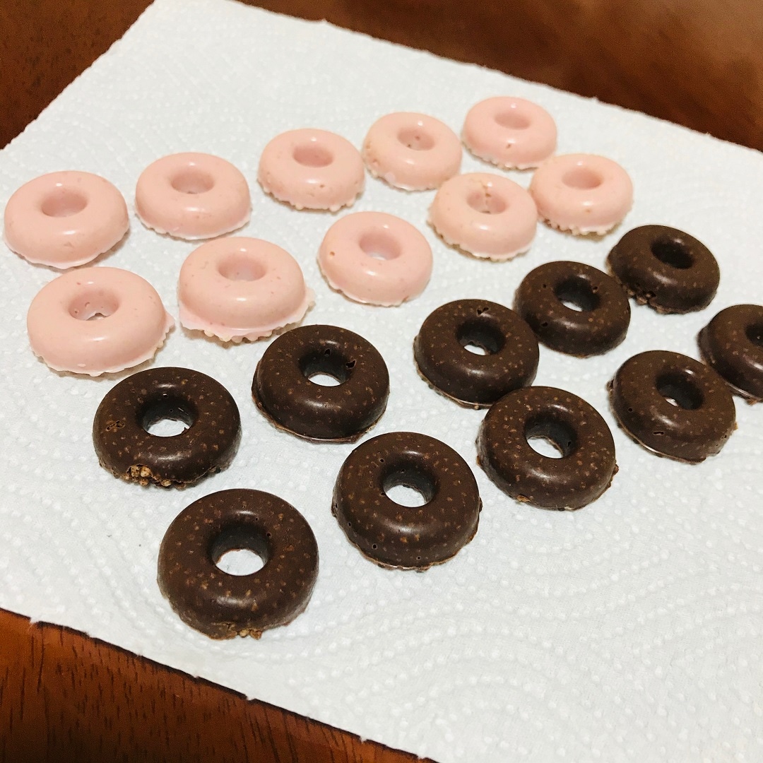 ドーナツ型チョコ経過
