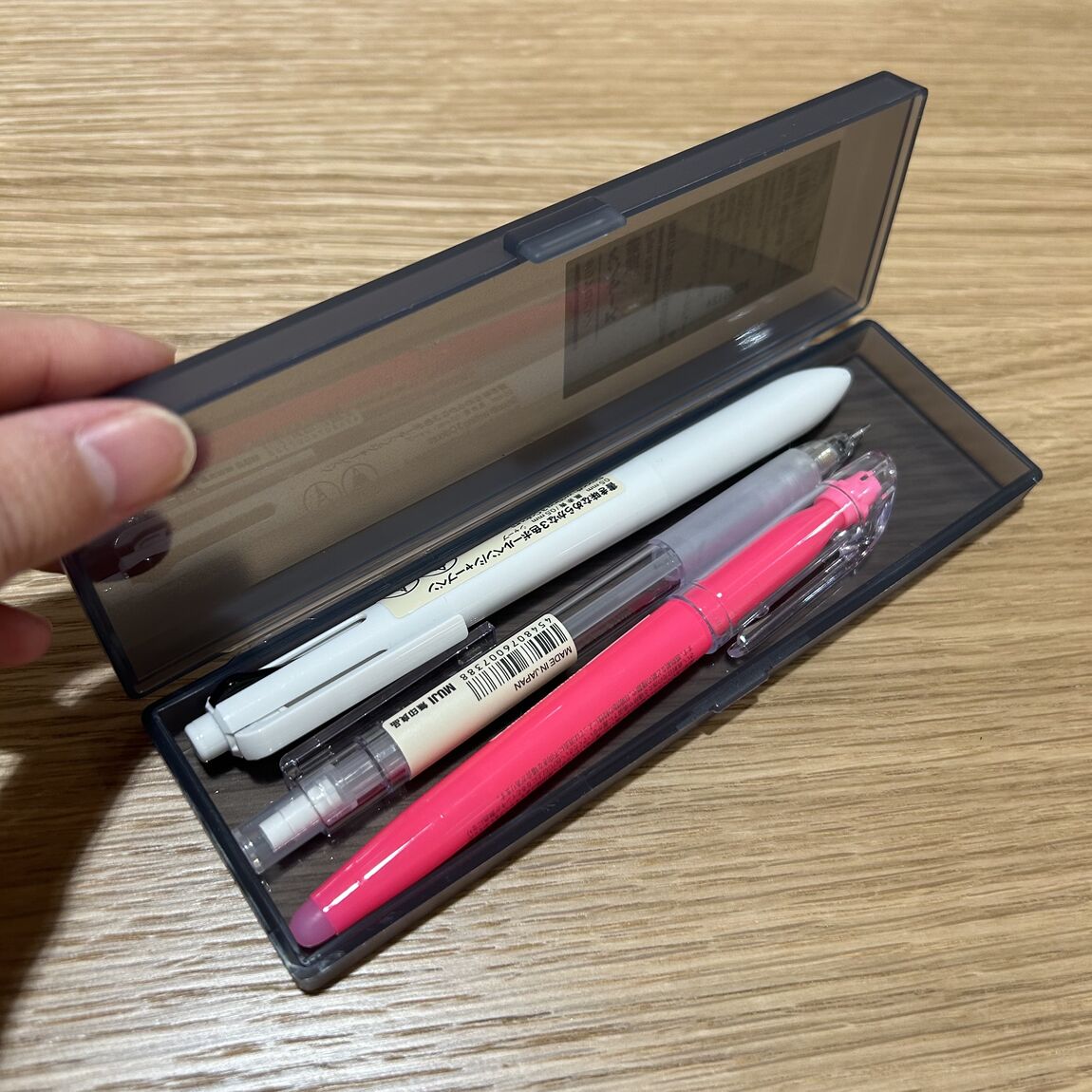 【ゆめタウン下松】ポリプロピレンのペンケースにダークグレーが登場しました！