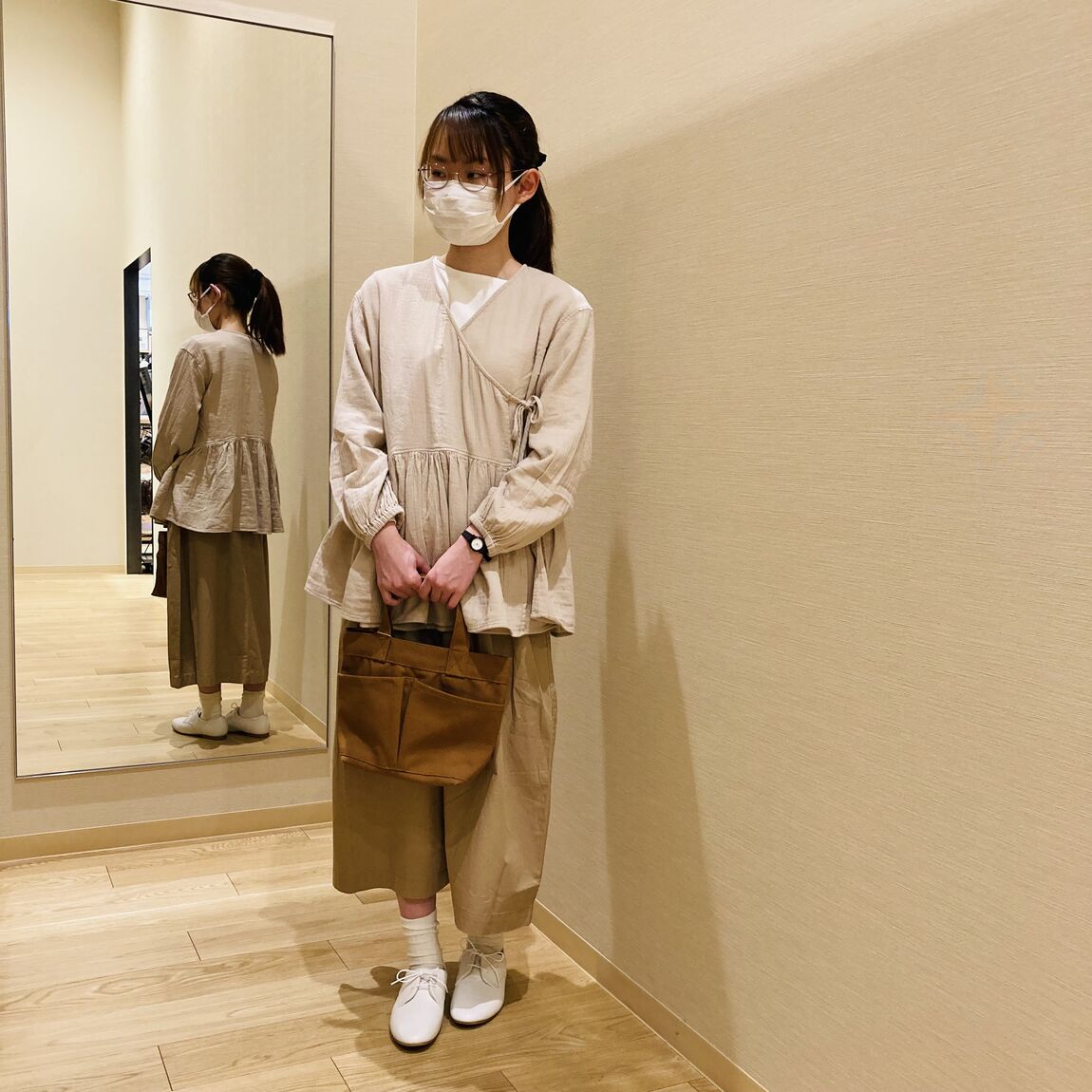 楊柳ガーゼコーデ