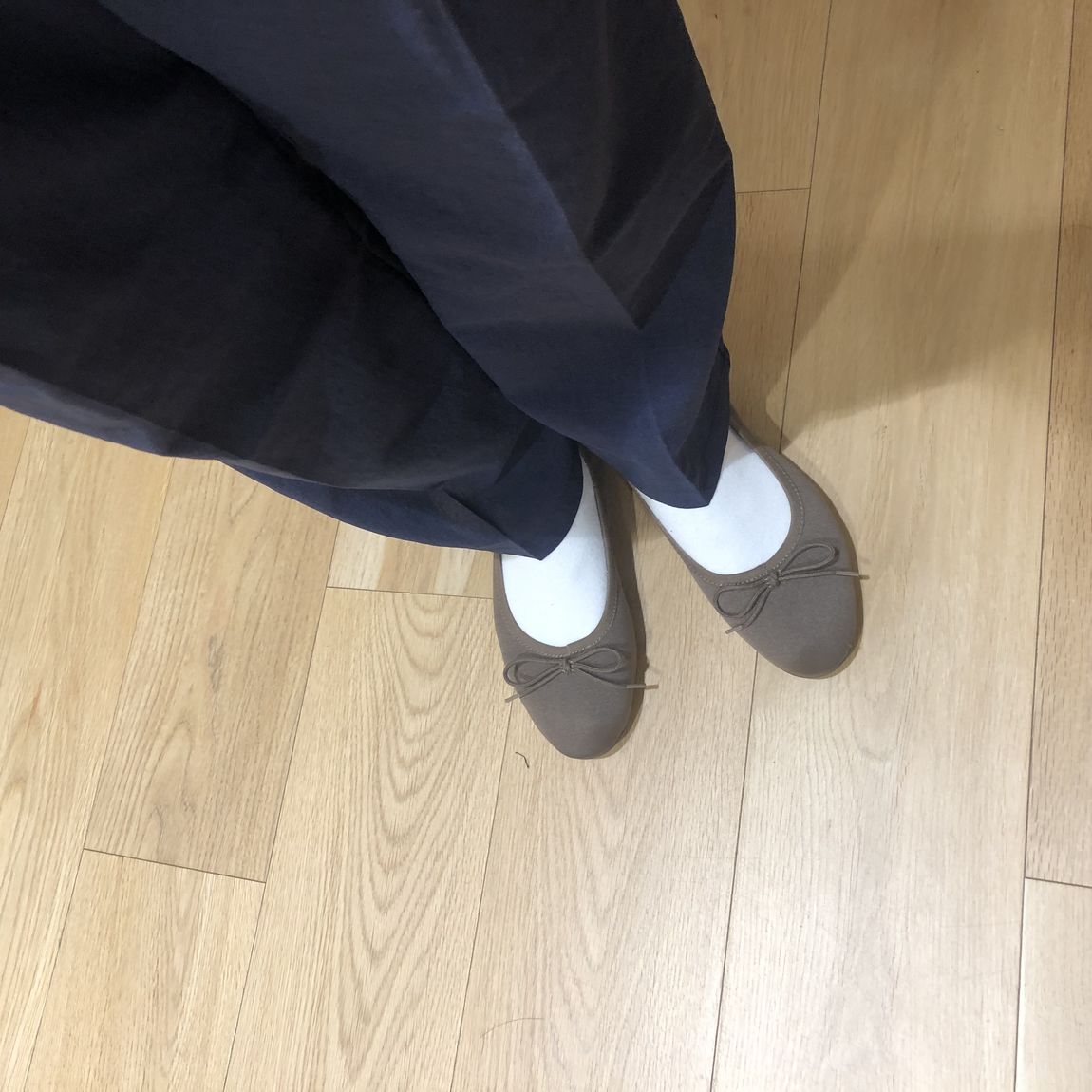 リボンバレエシューズ