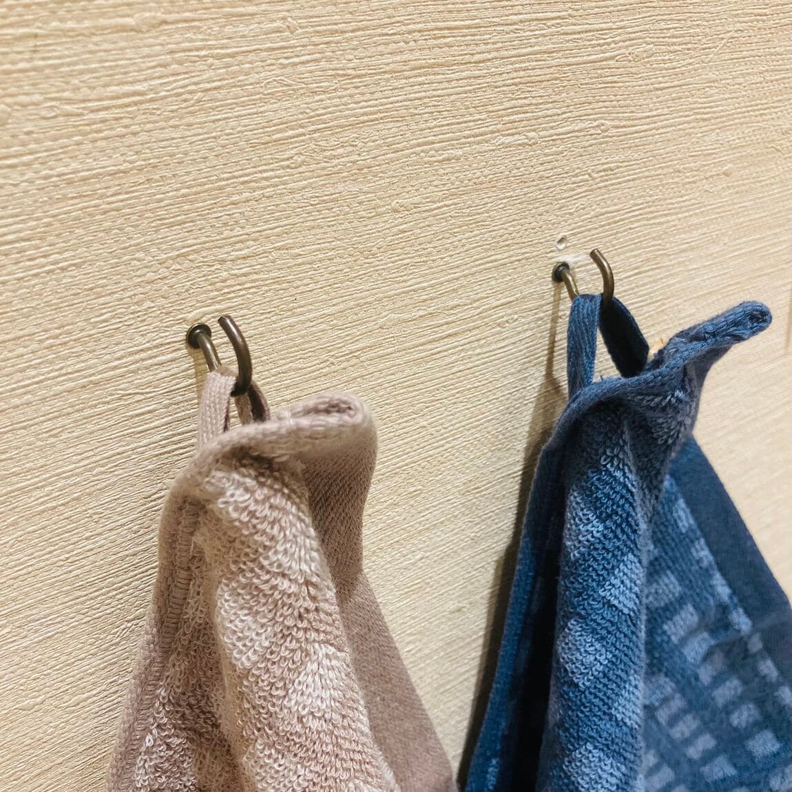 ハンドタオル使用の様子