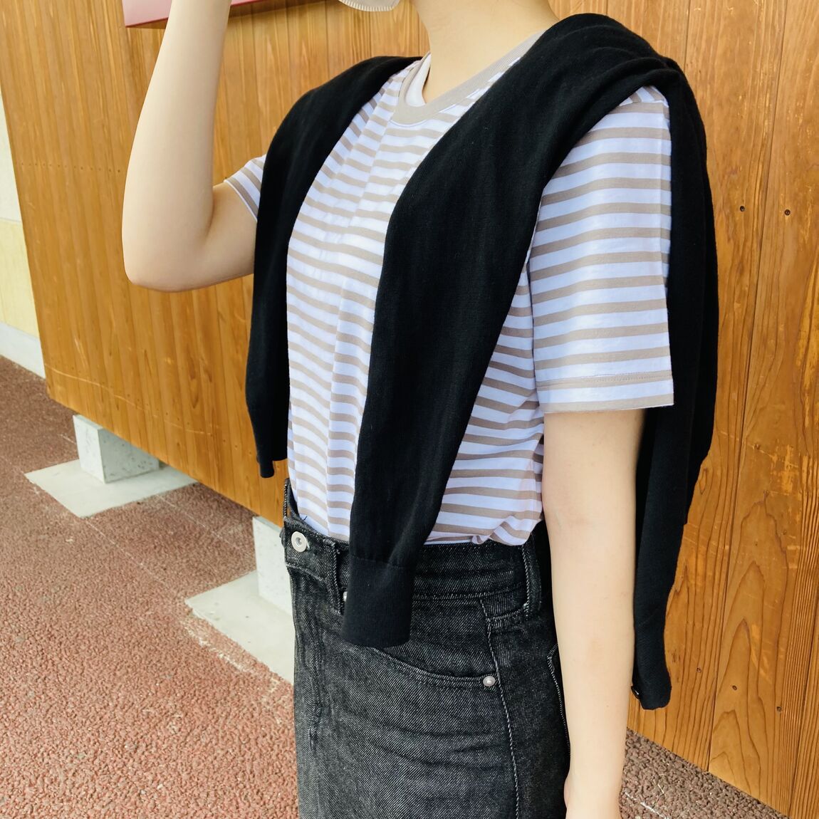 婦人　天竺編みクルーネックＴシャツ