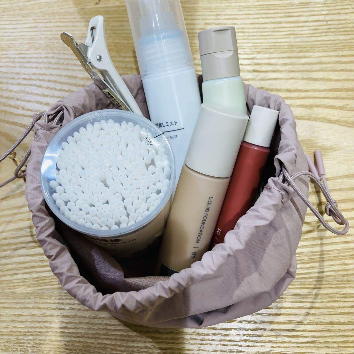 【イオンモール大和】新商品｜撥水再生ナイロンのポーチ_R44iFn