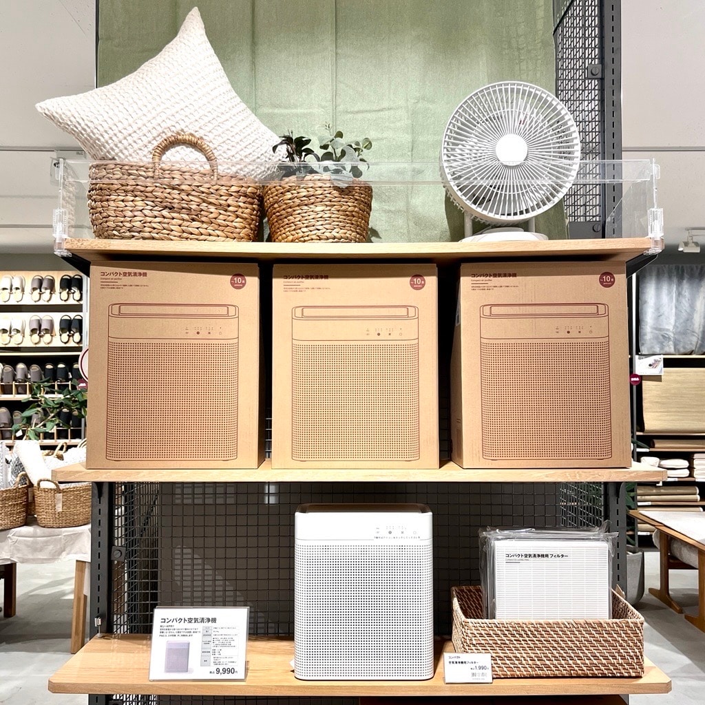 空気清浄機の壁面