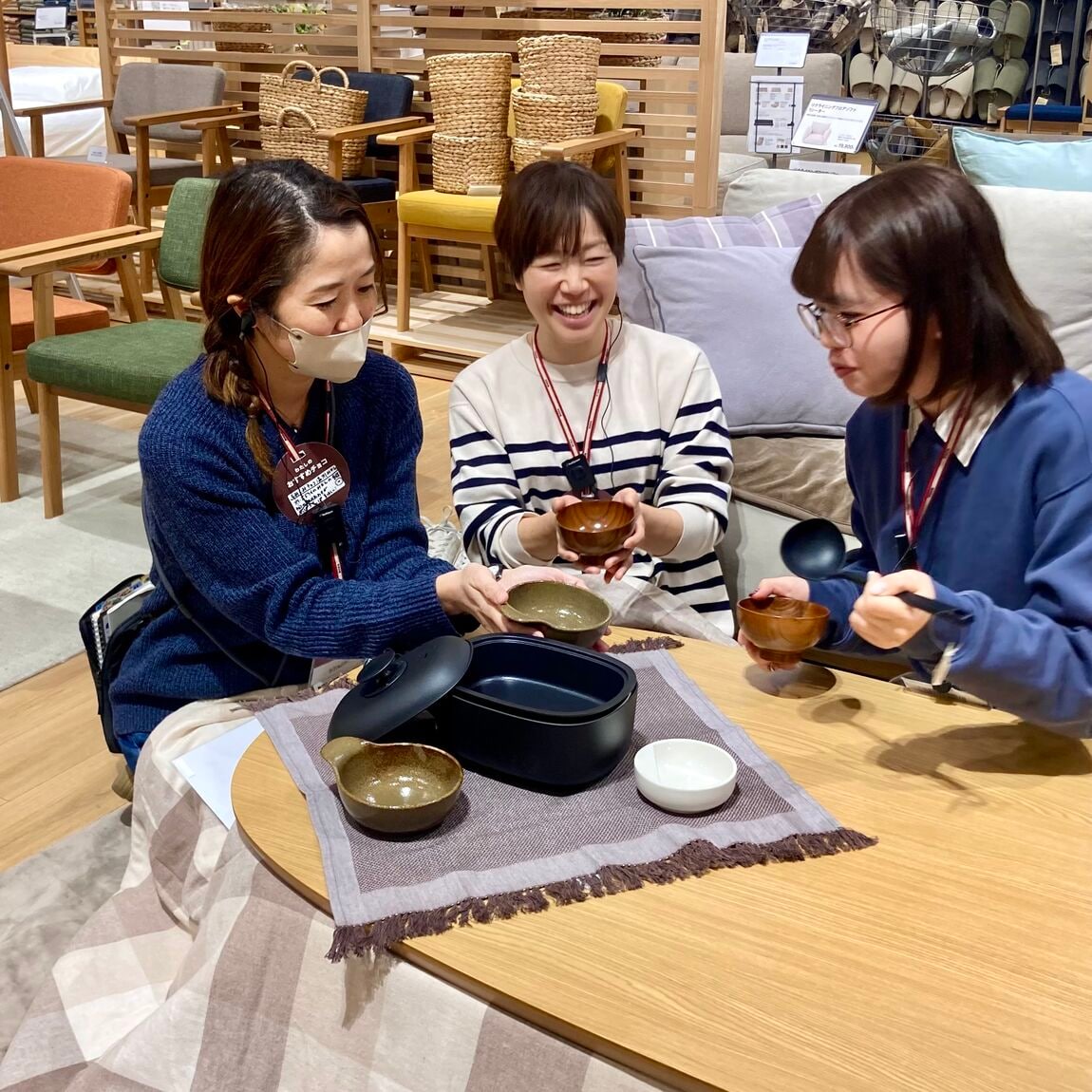 こたつにもなるローテーブル2