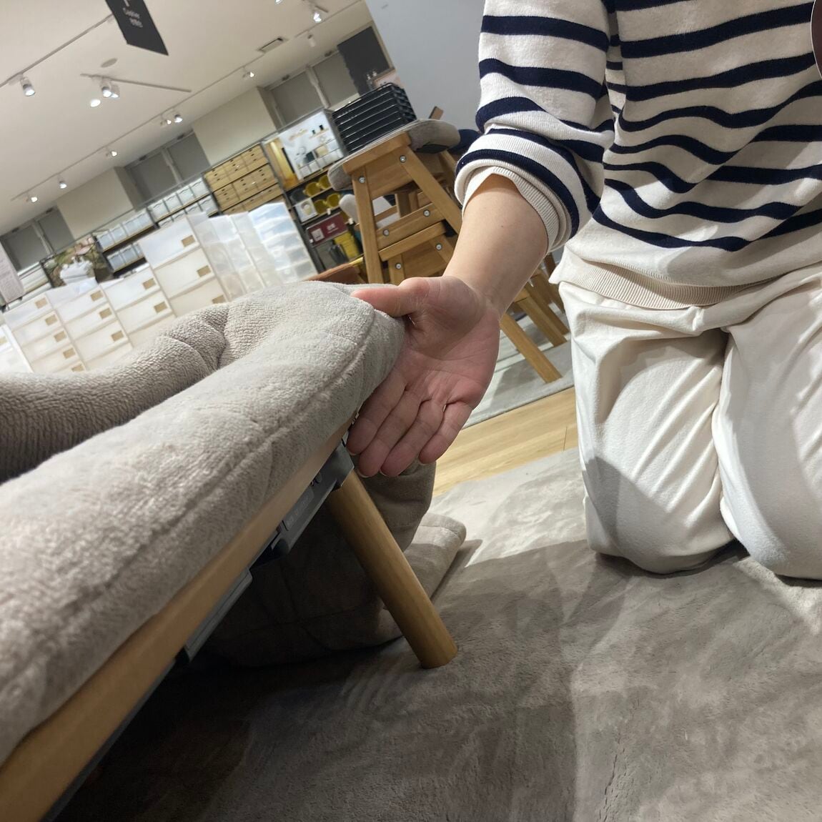 こたつにもなるローテーブル3