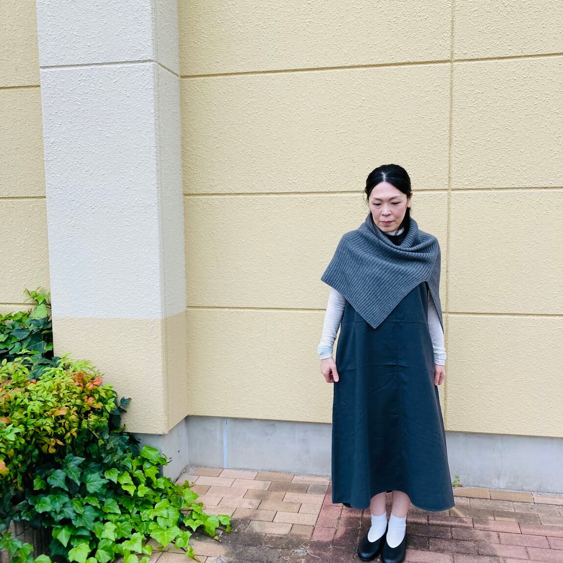 ポンチョコーデ