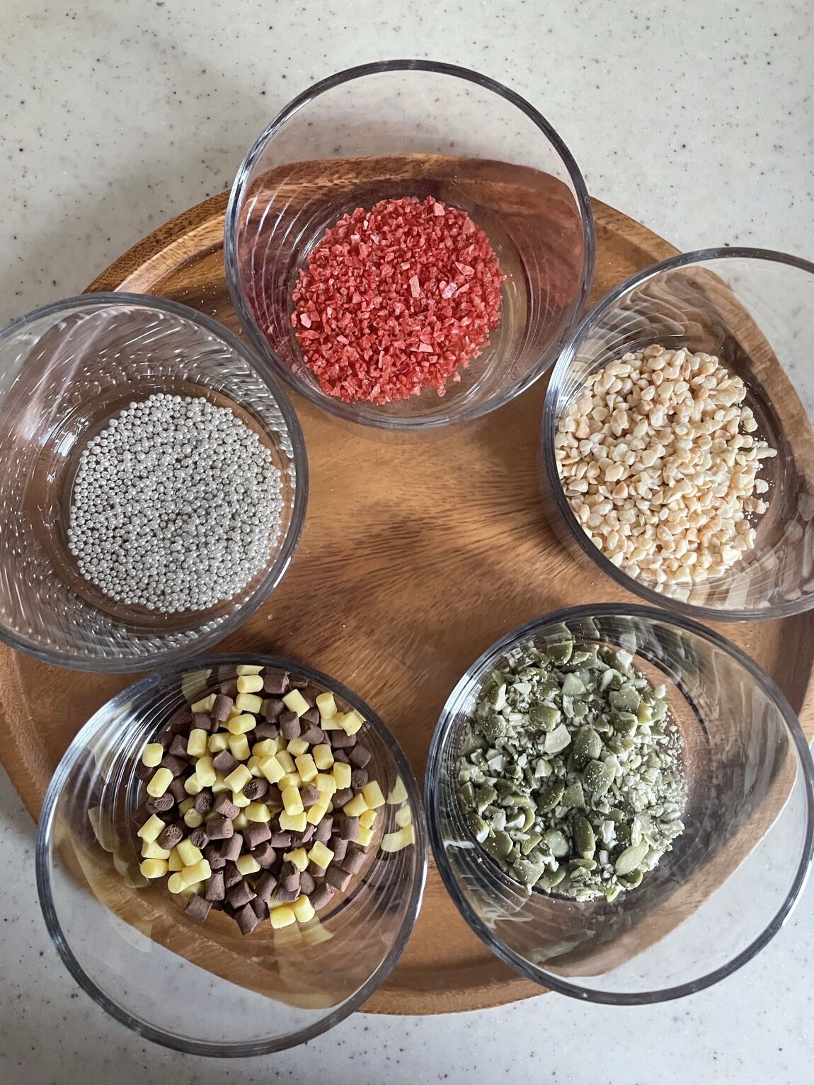 バウムにかけるトッピング