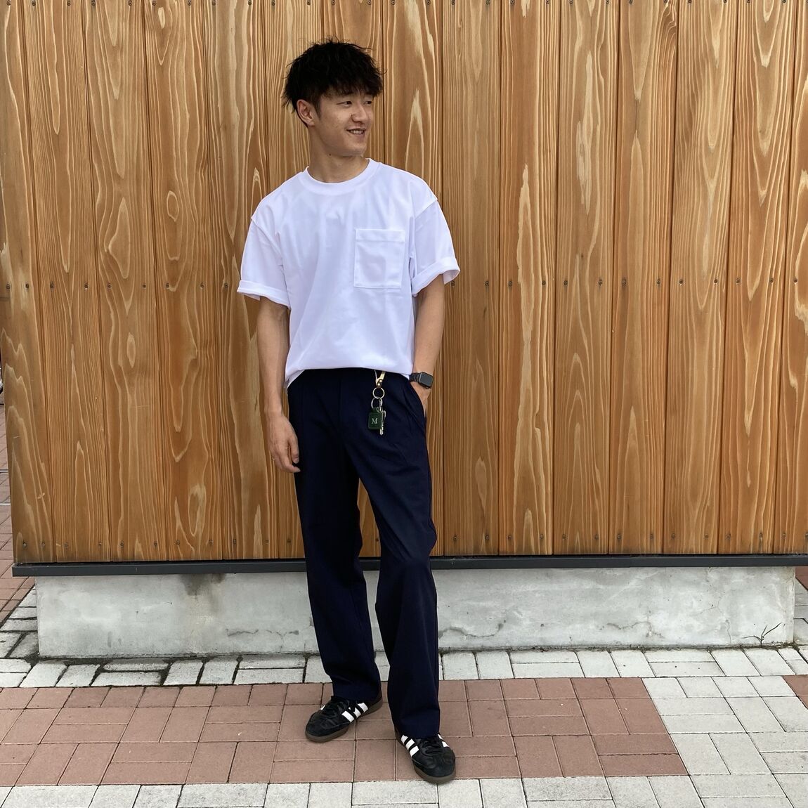 横