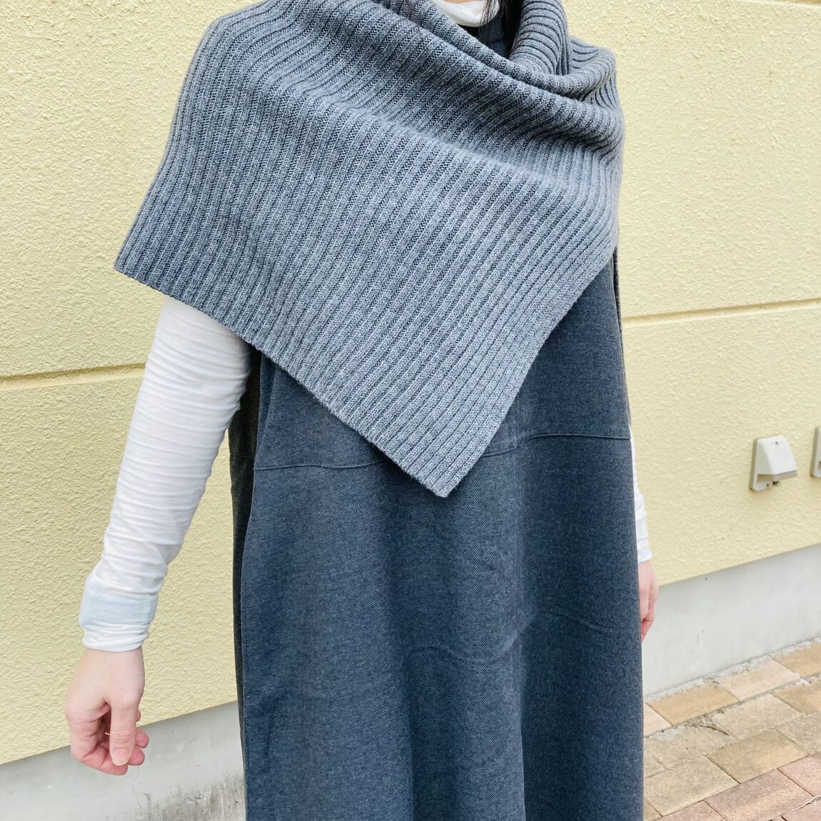 ポンチョコーデ