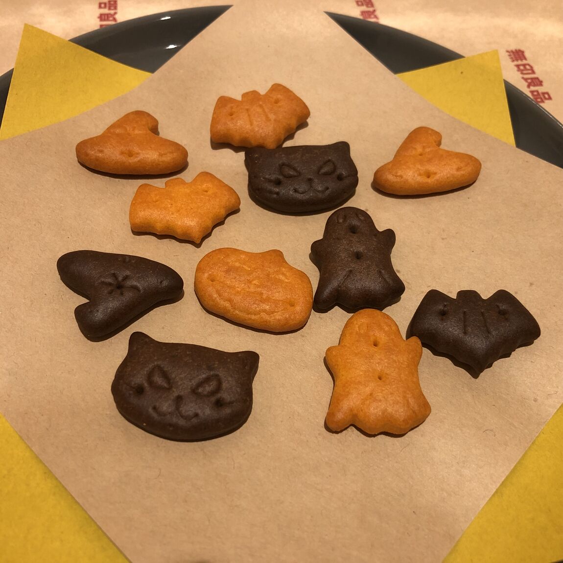 ハロウィン型ビスケット