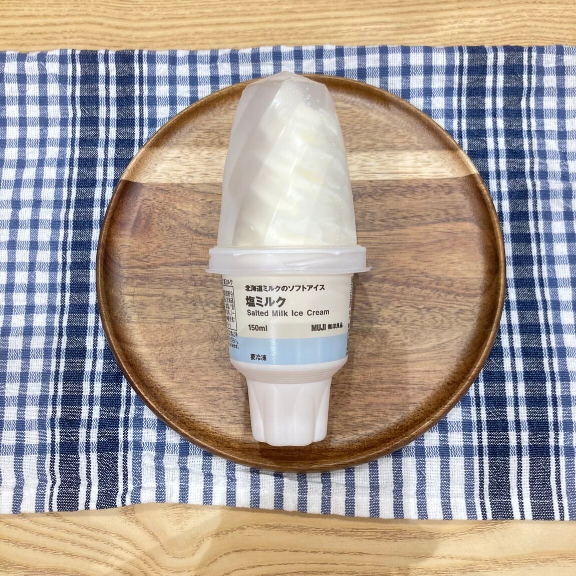 ソフトアイス塩ミルク
