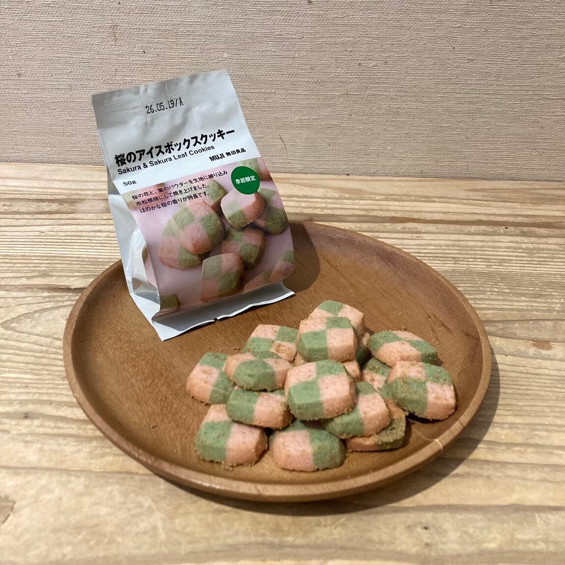 桜アイスボックスクッキー