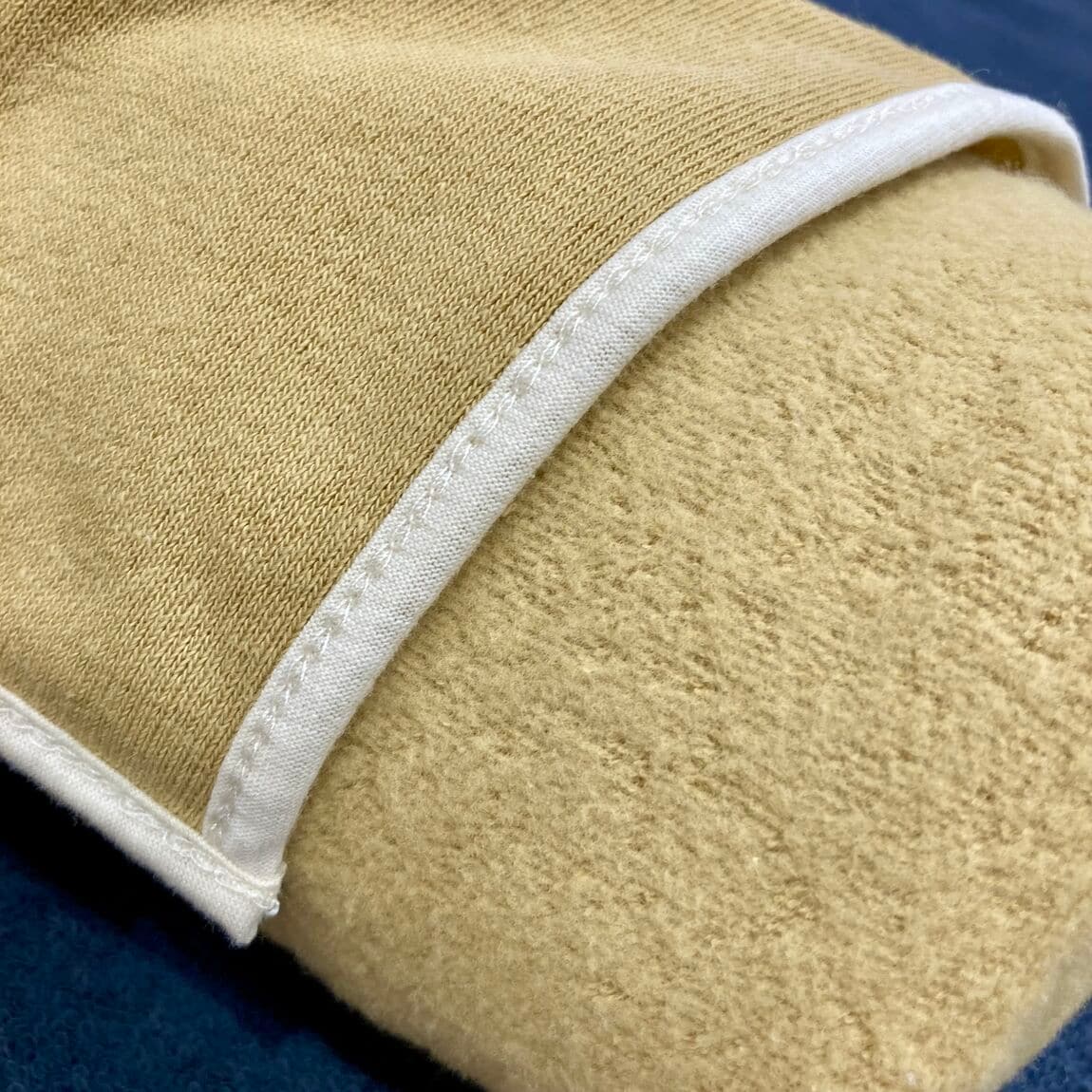 綿シンカーパイルひざ掛け