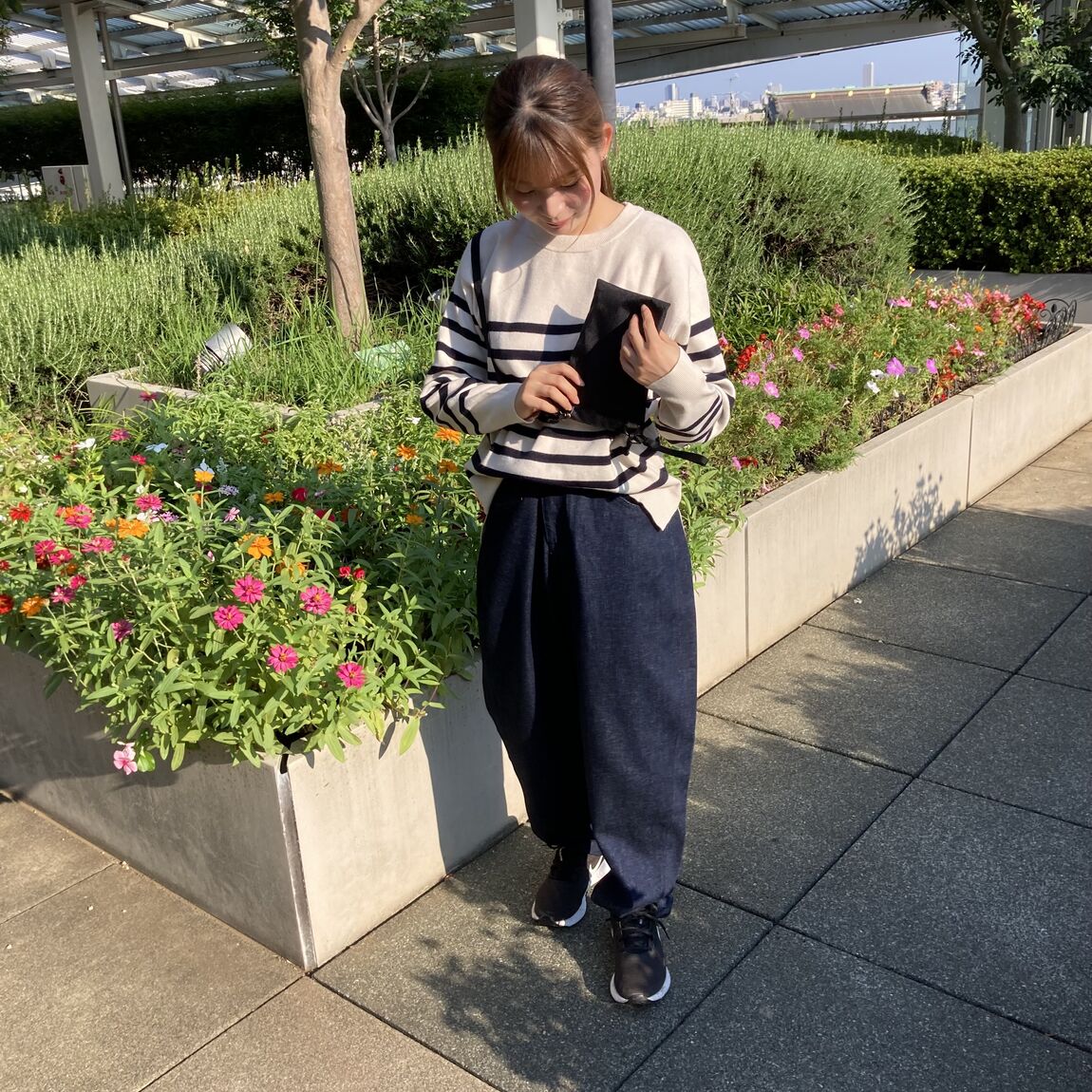ミラノラブ編みセーター
