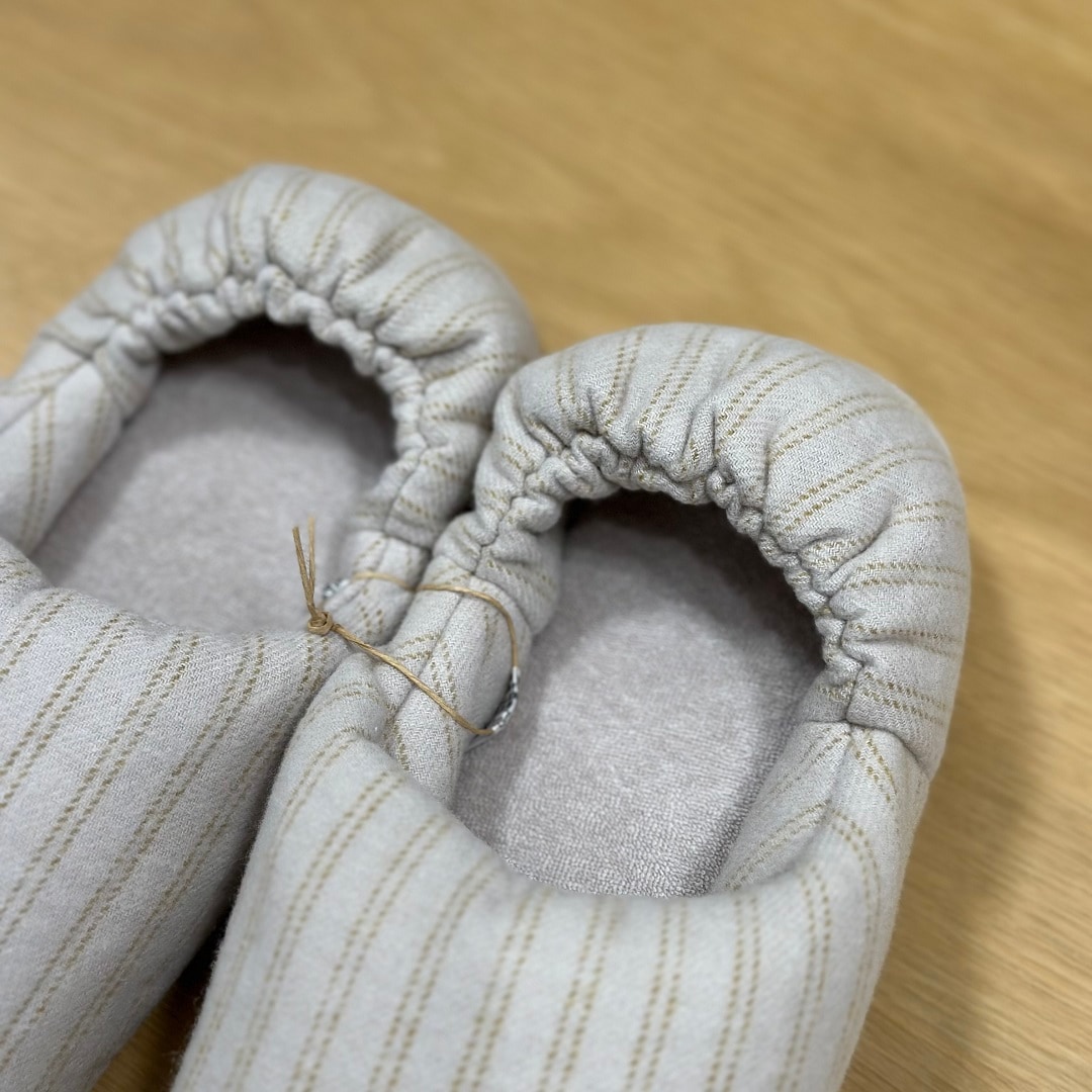 かかと部分のゴム素材