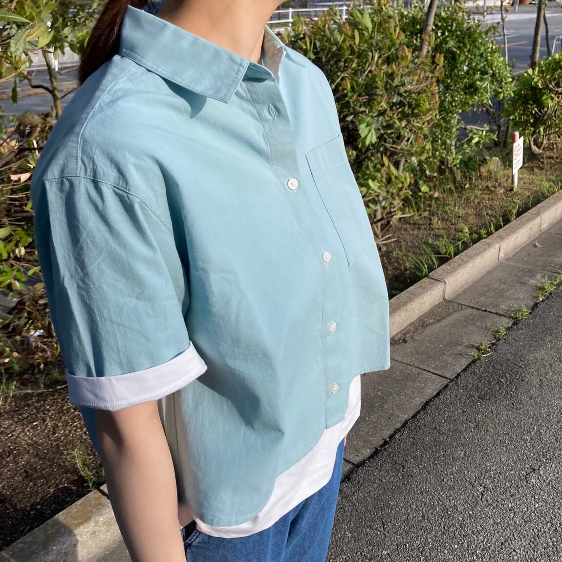 涼感半袖