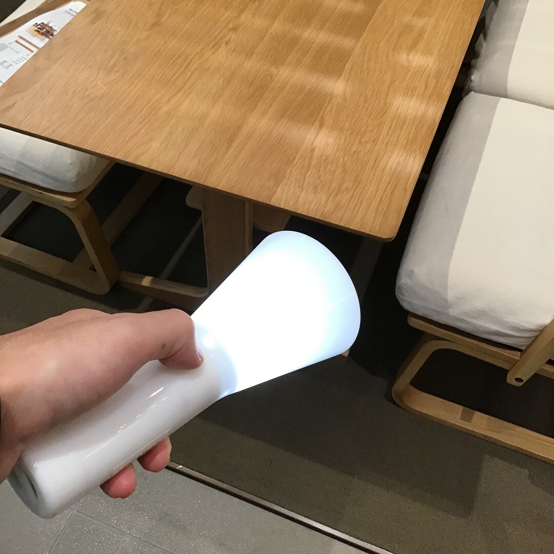 手持ち懐中電灯の写真
