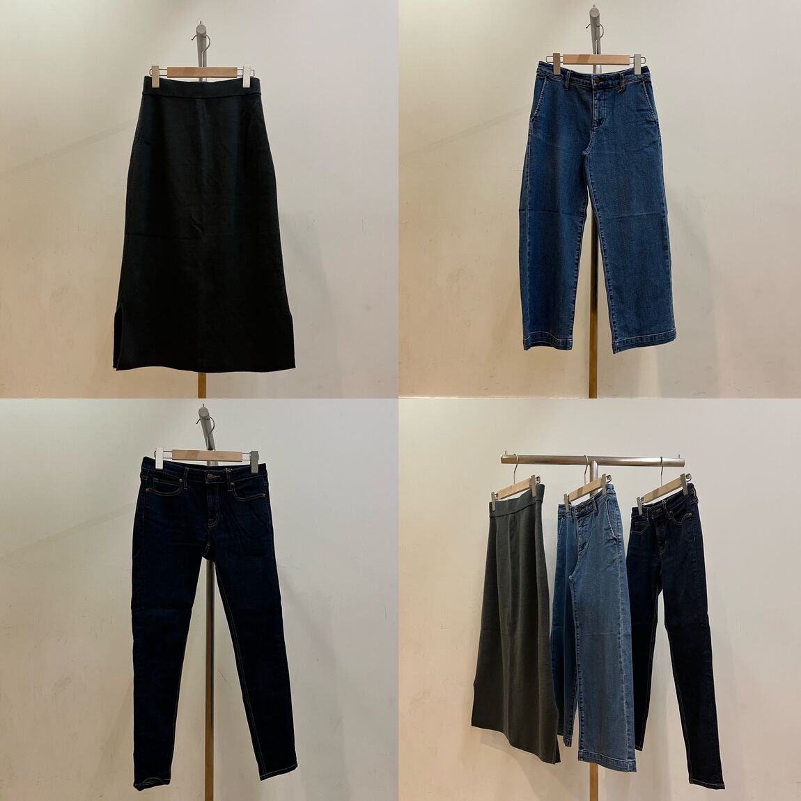 洗いなおした服ボトムス