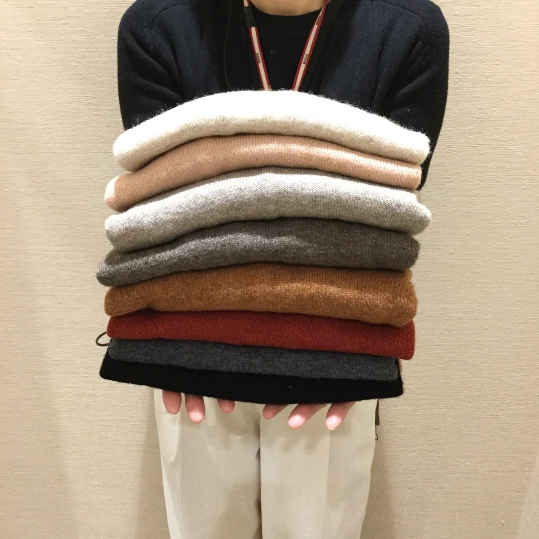 【フェアモール福井】ヤクウールセーターで、冬の彩り