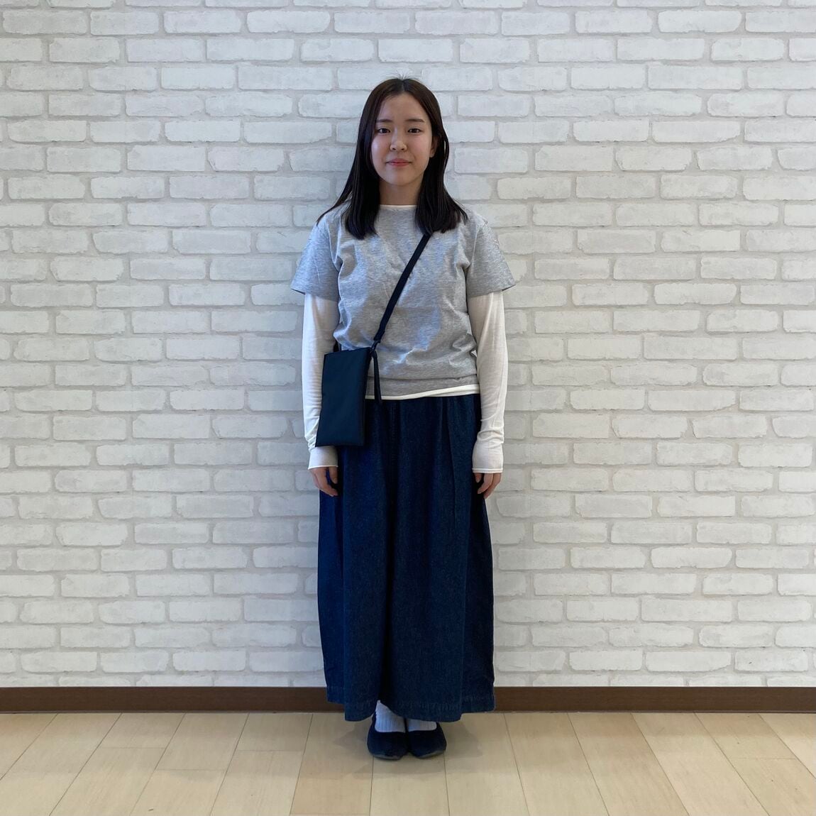 【泉中央セルバ】天竺編みクルーネック半袖Tシャツ