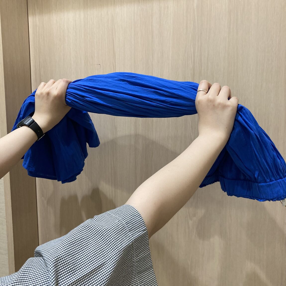 しわをつける方法