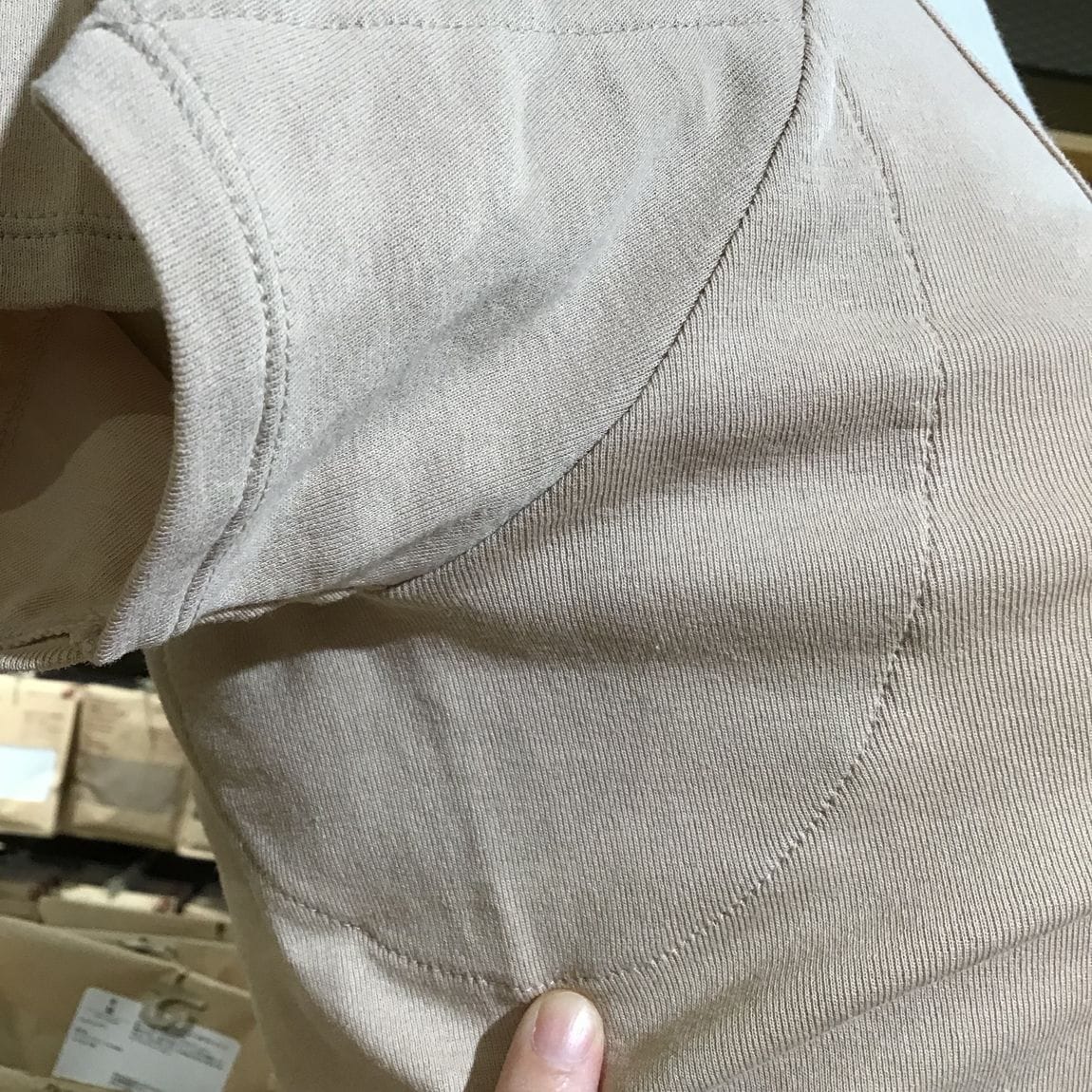 脇のパッド