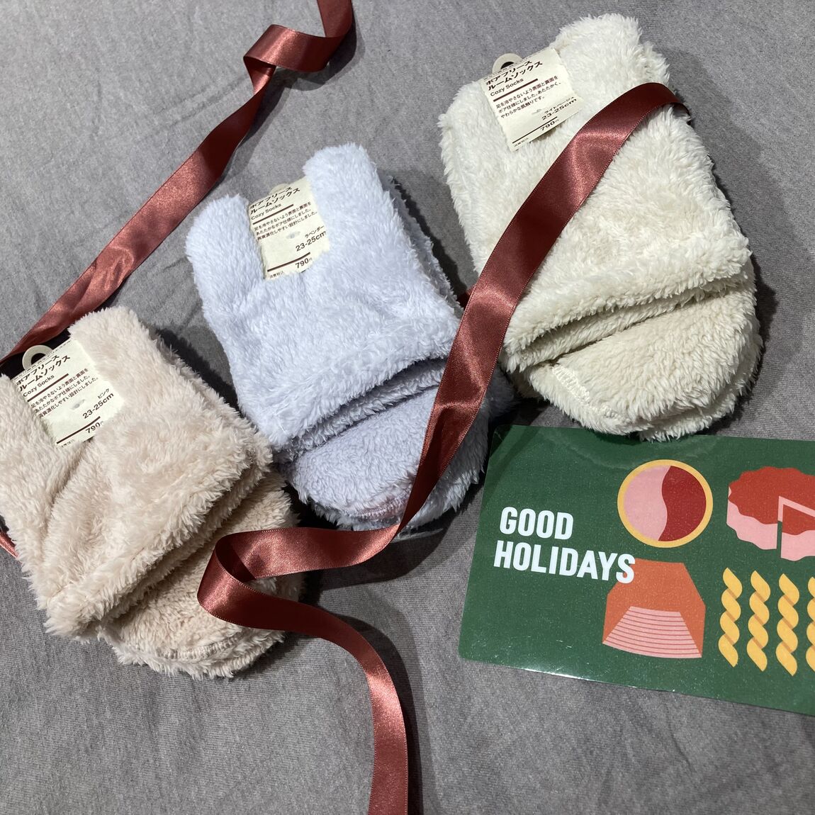 【アル・プラザ草津】ボアフリースルームソックス婦人３色紹介