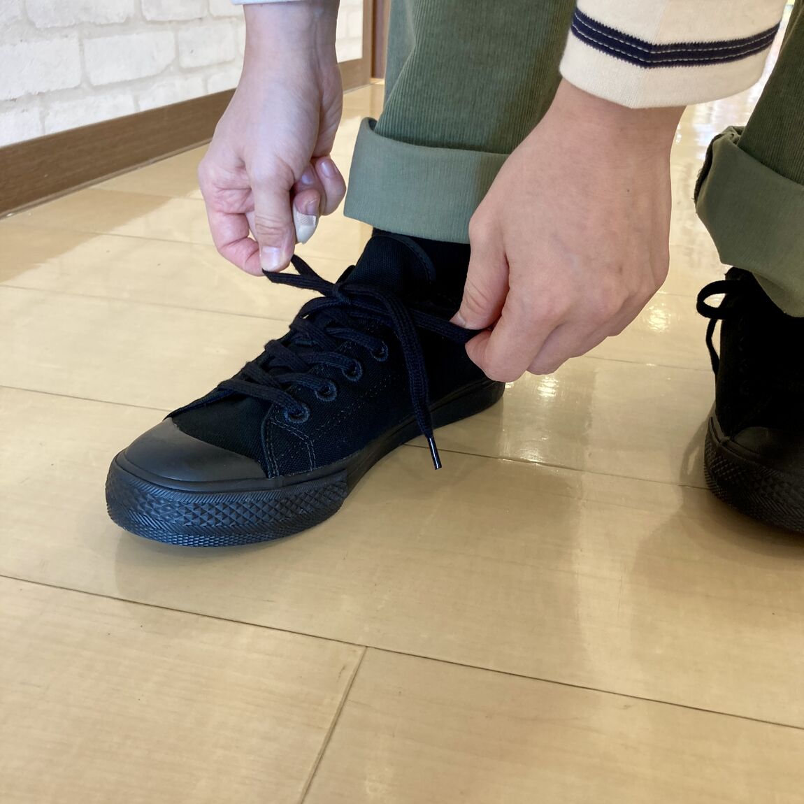 コーデュロイストレートパンツ