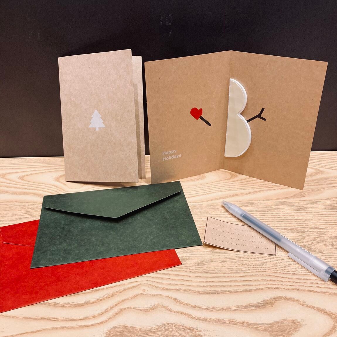 飛び出すメッセージカード