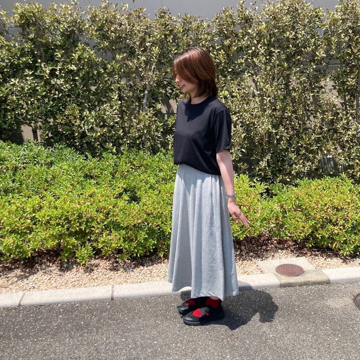 【ゆめシティ新下関】薄手で軽やか。ライトスウェットフレアスカート_y40dBa