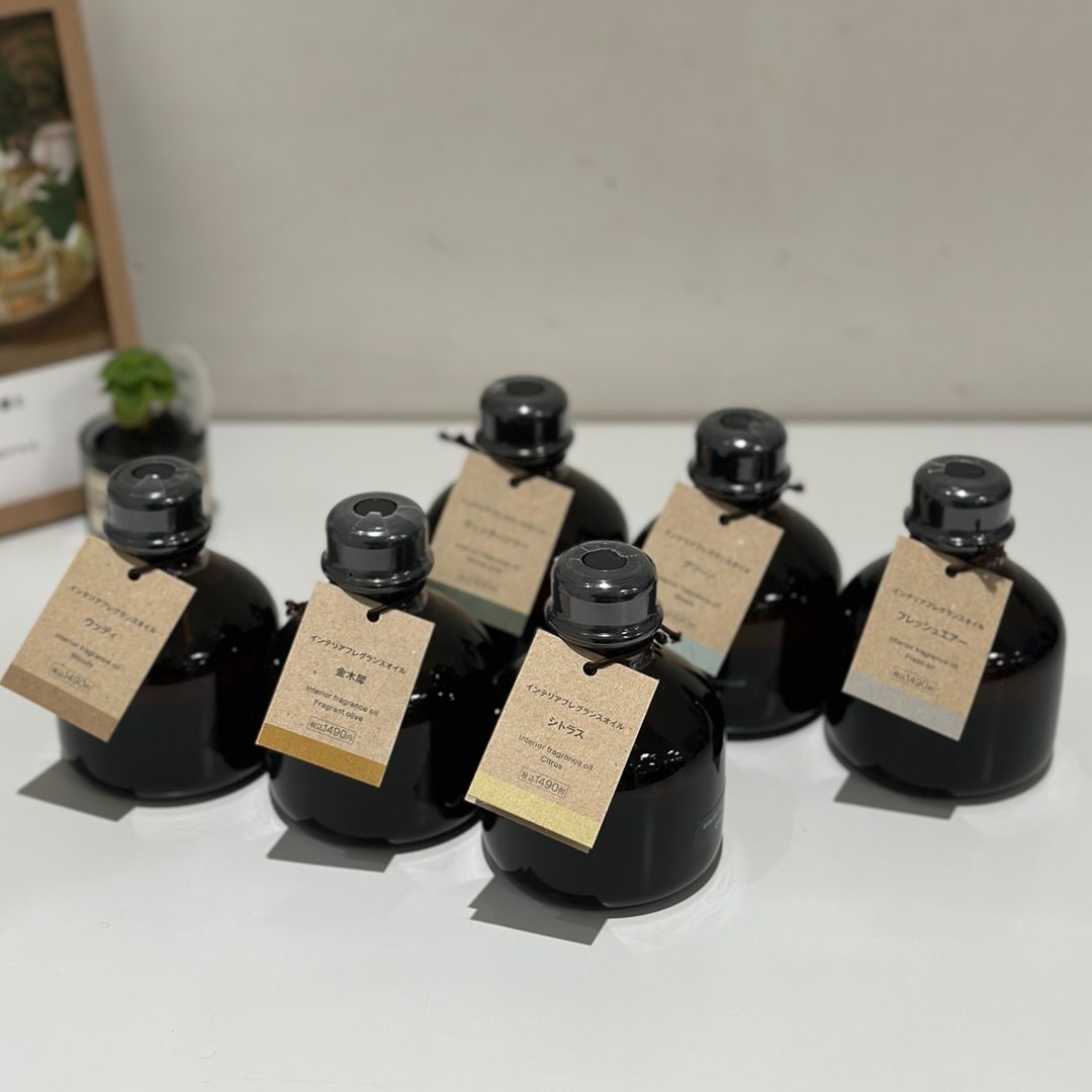 全６種類のインテリアフレグランスオイル