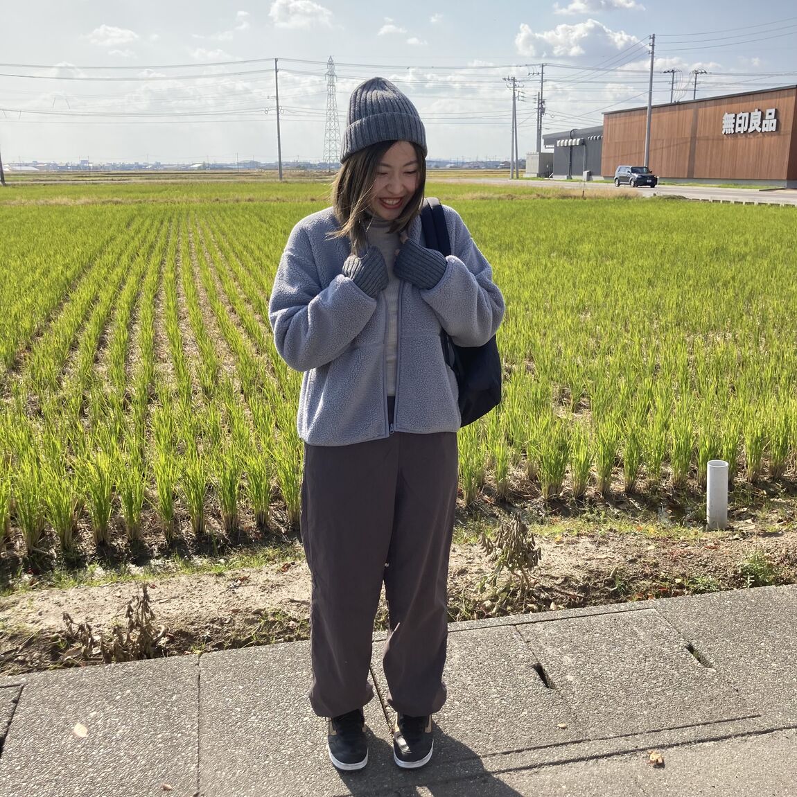 ボアフリースジャケット正面2