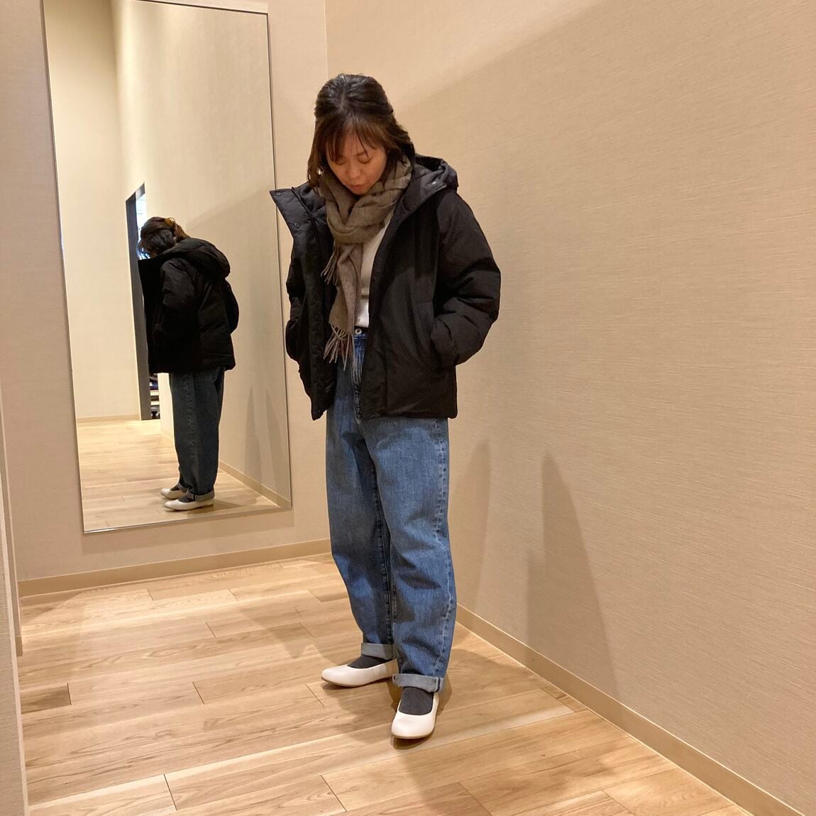 婦人　撥水ダウンジャケット