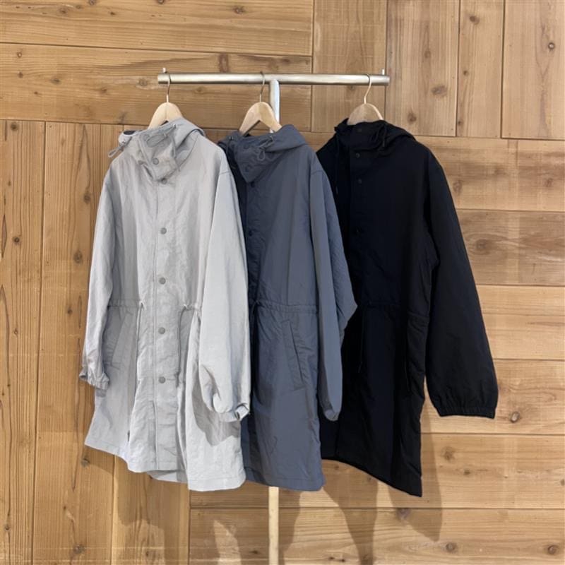 フード付きコート