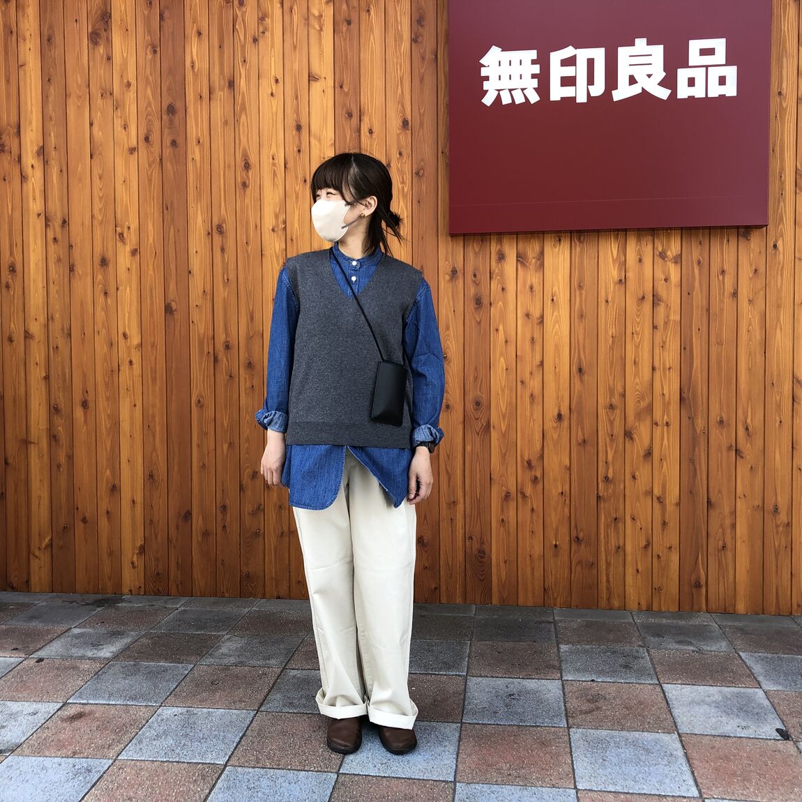 秋コーデのスタッフ