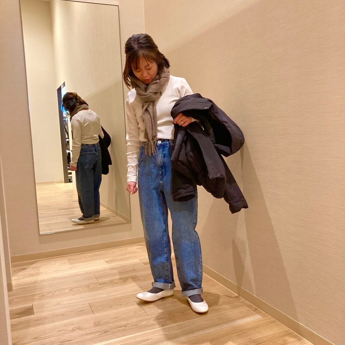 婦人　撥水ダウンジャケット