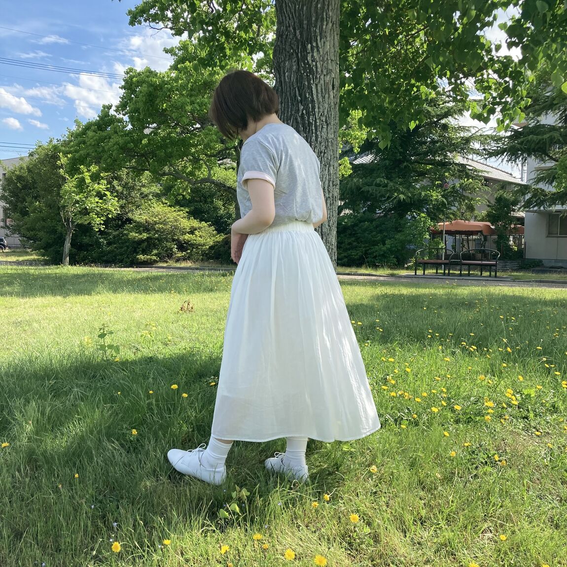 スタッフスナップ(婦人　後姿)