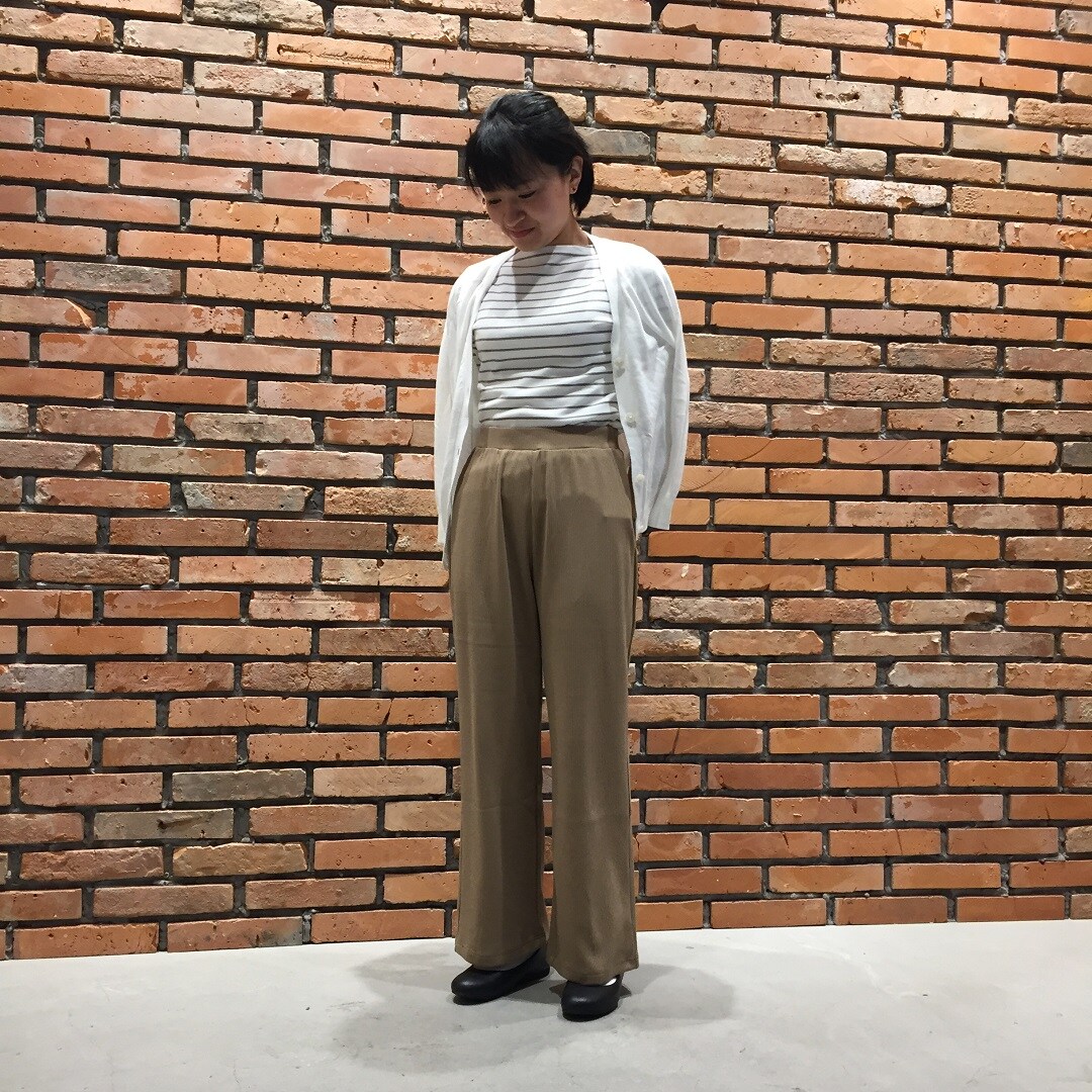 リブ編みパンツ6